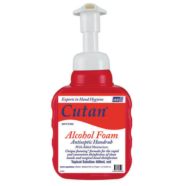 Cutan Alcohol Foam Hand Sanitiser 400mL