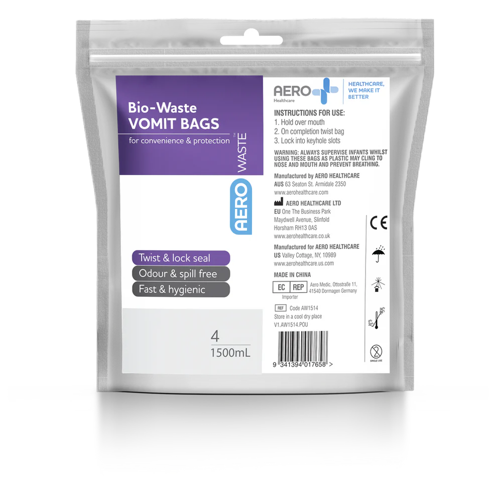 AERO Vomit Bag + Wipe