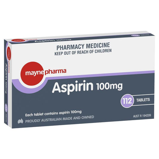 Aspirin 100mg - 112 Tablets