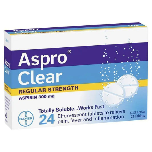 Aspro Clear 300mg - 24 Tablets