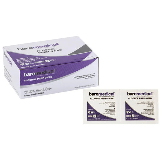 Bare Medical Alcohol Prep Swabs