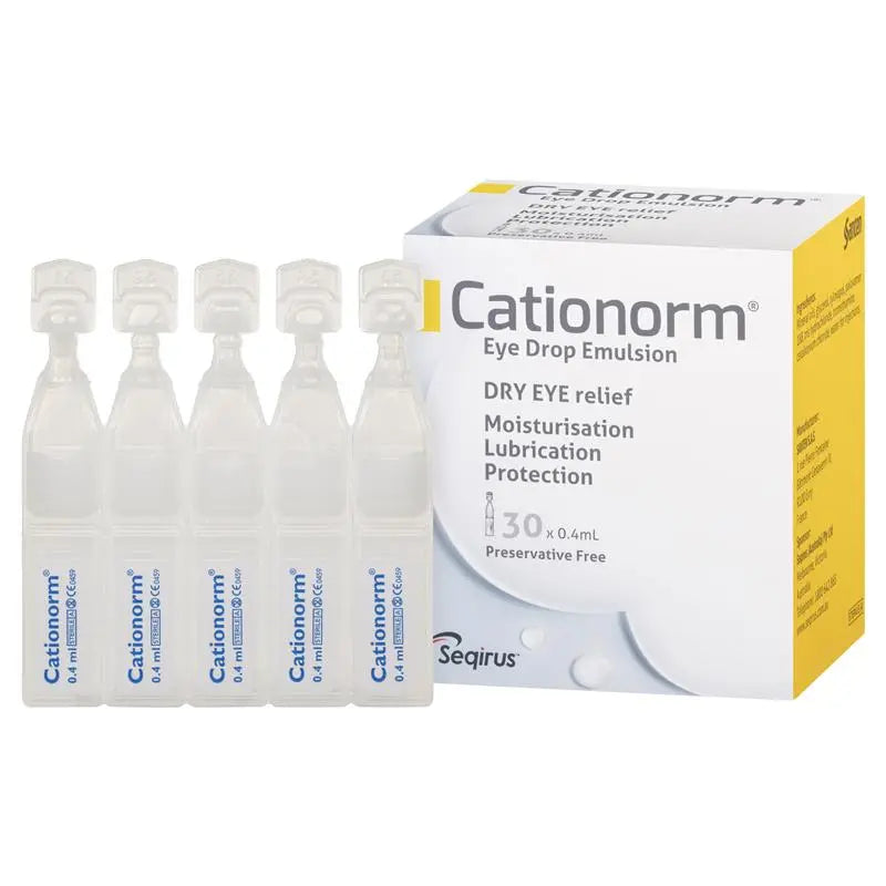 Cationorm PF Eye Drop Emulsion Vials 0.4mL