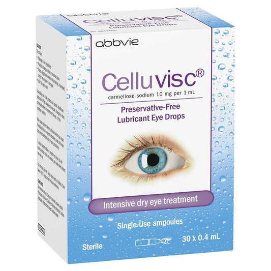 Celluvisc Preservative-Free Lubricant Eye Drops 0.4mL