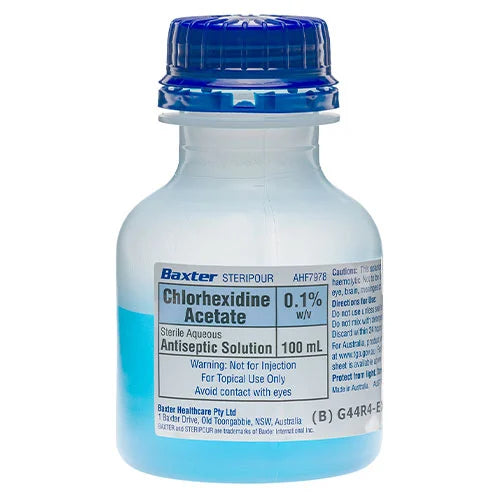 Baxter Chlorhexidine 0.1% Antiseptic Solution 100ml