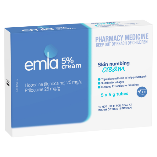 Emla 5% Skin Numbing Cream