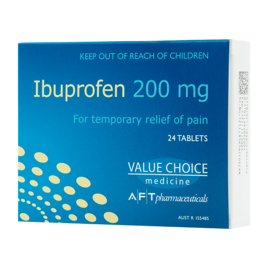 Ibuprofen 200mg - 24 Tablets (Value Choice)