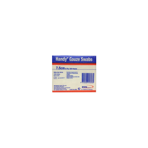 Leukoplast Gauze Swabs Surgical Dressings 7.5cm x 7.5cm (100 Pack)