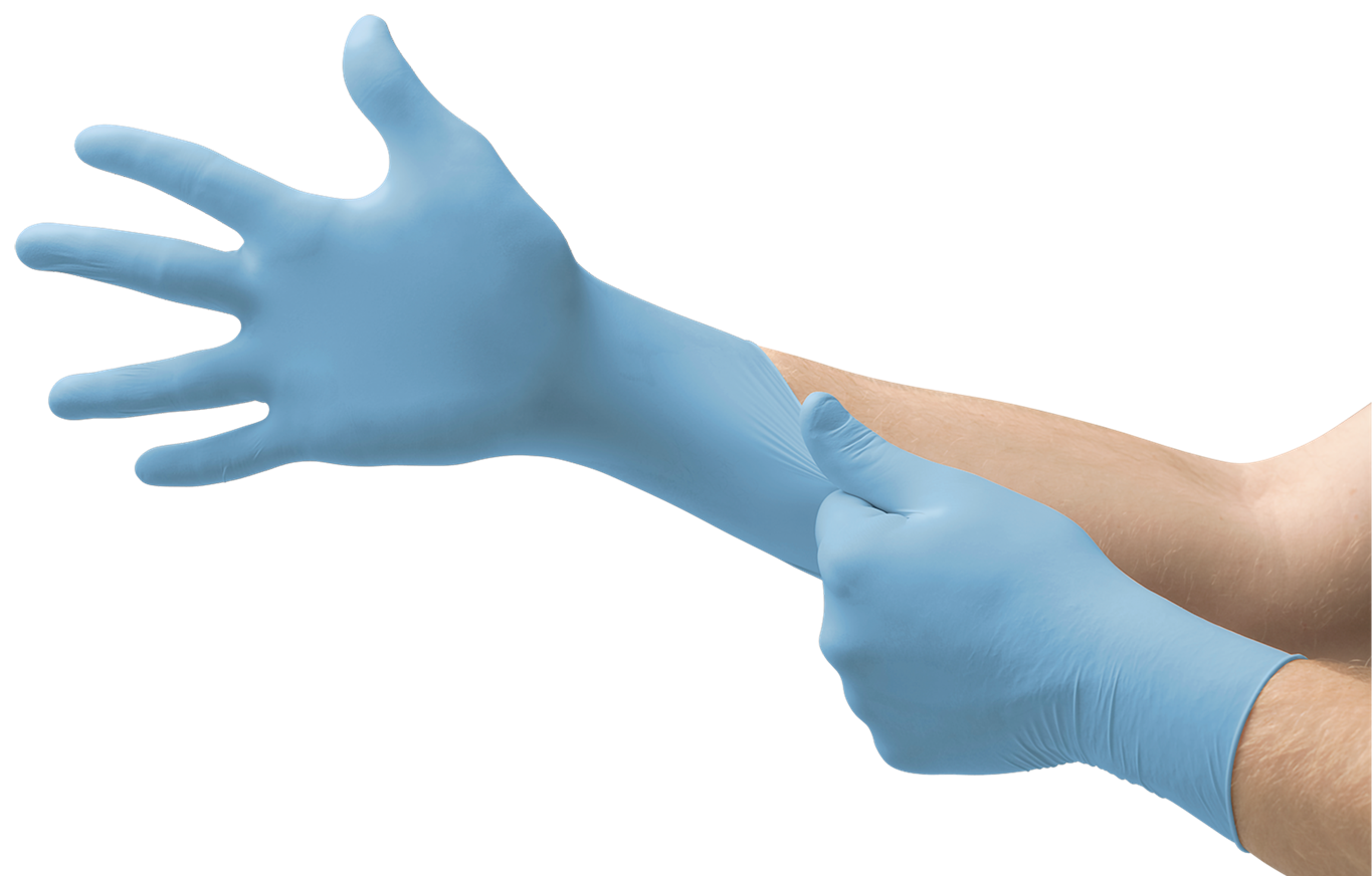 Micro‑Touch NitraTex Examination Gloves (Powder‑Free Nitrile) – Box of 100