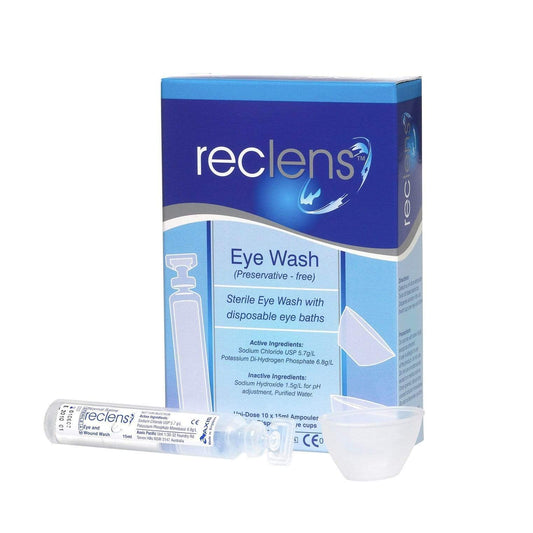 Reclens Saline Eye & Skin Wash Preservative Free