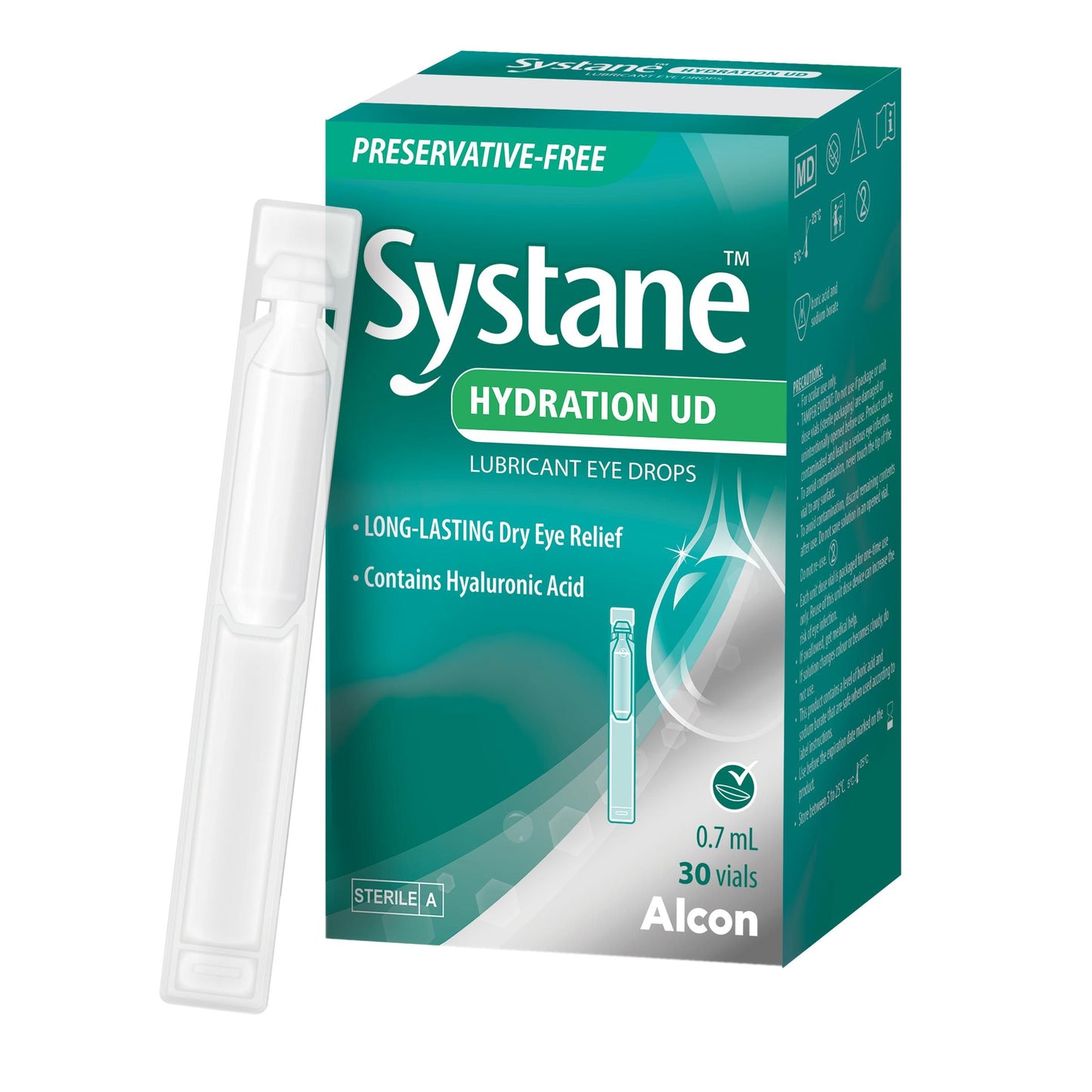 Systane Hydration Unit Dose Preservative-Free Eye Drops 30 × 0.7 mL