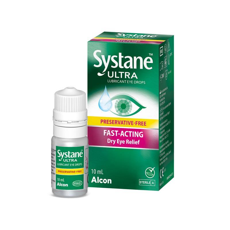 Systane Ultra Preservative-Free Lubricant Eye Drops 10 mL