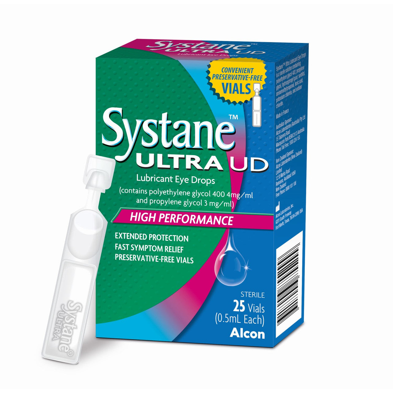 Systane Ultra Preservative-Free Lubricant Eye Drops Unit Dose 25 × 0.5 mL