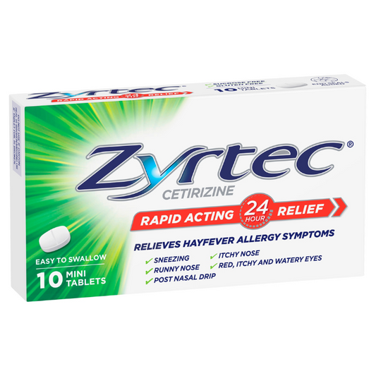 Zyrtec Cetrizine 10mg